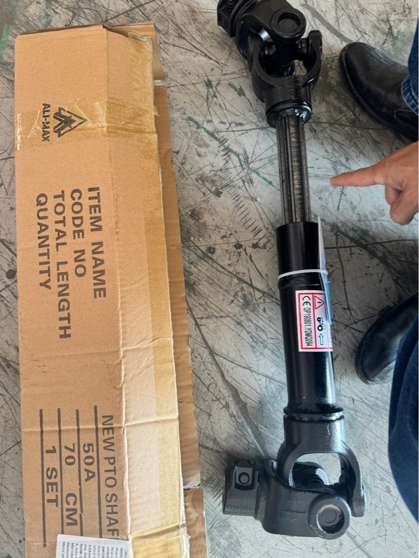 Trục truyền động PTO SHAFT 30.2*92*700mm, 50A (50A*70cm), ALI-MAX